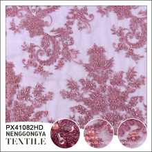 Hochwertiger chemischer Perlenbesatz aus besticktem Polyester